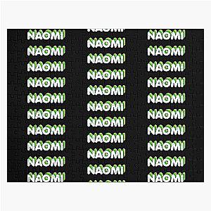 Green Naomi Name Label (Black) Jigsaw Puzzle