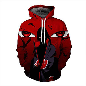 Naruto Hoodies - Naruto Itachi Sharingan Hoodie NRC 1209