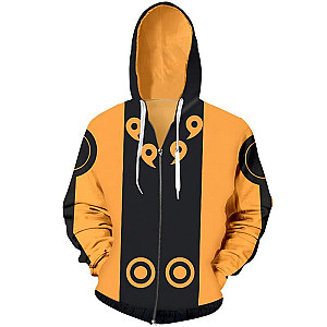 Naruto Rikudo Hermit Zipper Hoodie NRC 1209