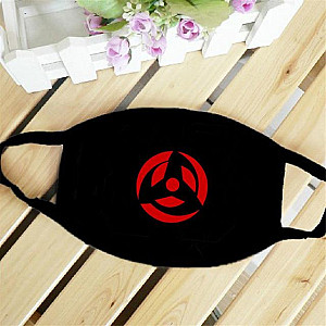 Kakashi Mangekyou Face Mask - Naruto merchandise clothing NRC 0809