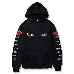 Naruto Hoodies - Naruto Sasuke Eyes Hoodie NRC 1209