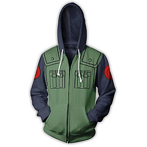 Naruto Hoodies - Naruto Kakashi Jacket Hoodie NRC 1209