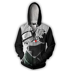 Naruto Hoodies - Naruto Kakashi Hoodie NRC 1209