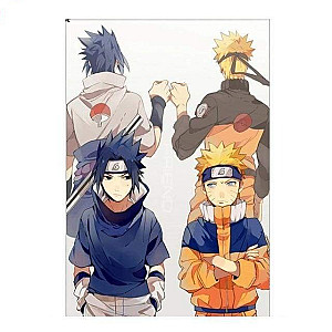 Naruto Sasuke Friends Poster - Naruto merchandise clothing NRC 0809