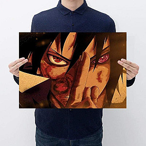 Sasuke Revolution Poster - Naruto merchandise clothing NRC 0809