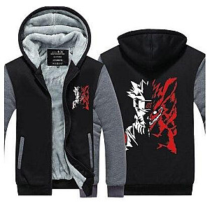 Naruto Kurama and Naruto Fleece Jacket NRC 1209