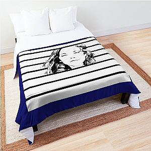 High Contrast Natalie Dormer with Background Design Graphic 		 Comforter