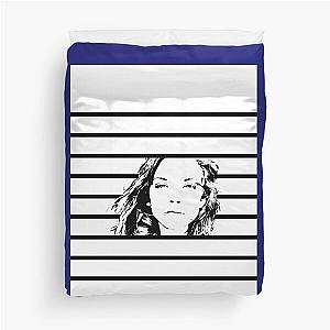 High Contrast Natalie Dormer with Background Design Graphic 		 Duvet Cover