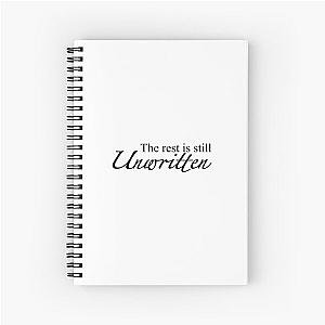 The Rest is Still Unwritten: Natasha Bedingfield The Hills Spiral Notebook