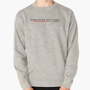 "Books are the key to smart." - Nate Bargatze Pullover Sweatshirt