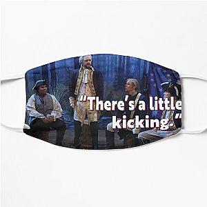 "There's a little kicking" - commemorating the 2nd best SNL skit ever by Nate Bargatze Flat Mask