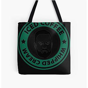 Nate Bargatze Iced Coffee Whipped Cream All Over Print Tote Bag