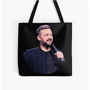 nate bargatze All Over Print Tote Bag