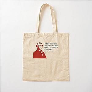 What's in a hot dog? Nobody knows. - Nate Bargatze Cotton Tote Bag