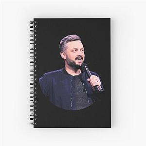 nate bargatze Spiral Notebook