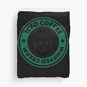 Nate Bargatze Iced Coffee Whipped Cream Duvet Cover