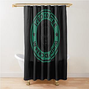 Nate Bargatze Iced Coffee Whipped Cream Shower Curtain