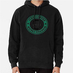 Nate Bargatze Iced Coffee Whipped Cream Pullover Hoodie
