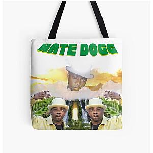 Nate Dogg rip bootleg rap collage All Over Print Tote Bag