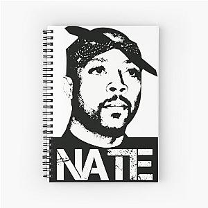 Nate Dogg Black White Spiral Notebook