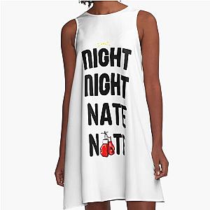 Jake Paul vs Nate Robinson Balck A-Line Dress