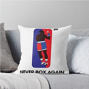 Nate Robinson vs. Jake Paul Never Box Again Throw Pillow