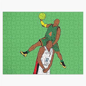 Nate Robinson Dunks Over Dwight Howard Jigsaw Puzzle