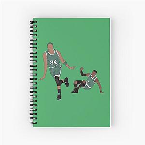 Paul Pierce and Nate Robinson Spiral Notebook