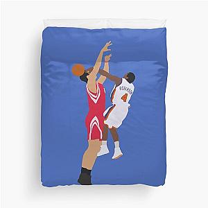 Nate Robinson Block On Yao Ming Duvet Cover