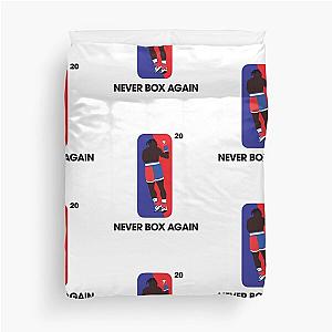 Nate Robinson vs Jake Paul Never Box Again Duvet Cover