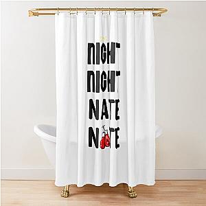 Jake Paul vs Nate Robinson Black Shower Curtain