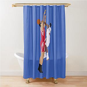 Nate Robinson Blocks Yao Ming Shower Curtain