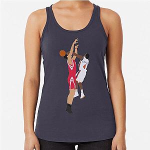 Nate Robinson vs Yao Ming Racerback Tank Top