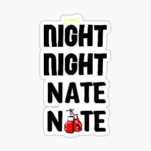 Jake Paul vs Nate Robinson Black Sticker