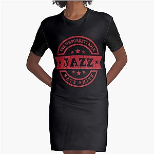 Nate Smith Jazz Stamp D46 Graphic T-Shirt Dress