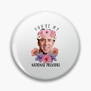 National Treasure T-ShirtNicolas Cage You're My National Treasure Funny  Pin