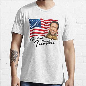 America's National Treasure - Black Text Essential T-Shirt