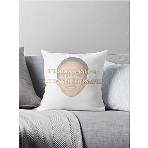 Nicolas Cage is a National Treasure Throw Pillow