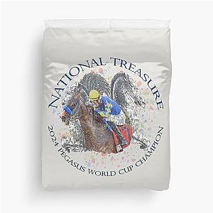 2024 Pegasus World Cup Champion - National Treasure Duvet Cover