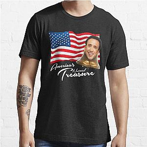 America's National Treasure - White Text Essential T-Shirt