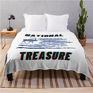 National treasure deer Throw Blanket