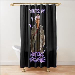 Nicolas Cage Stage Name Actor Filmmaker Coppola Received Many Awards National Treasure Gift For Fan Shower Curtain