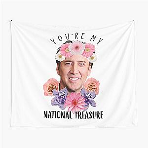 National Treasure T-ShirtNicolas Cage You're My National Treasure Funny  Tapestry