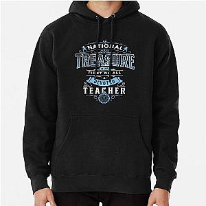 Teacher National Treasure Elegant Appreciation Pullover Hoodie