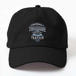 Teacher National Treasure Elegant Appreciation Dad Hat