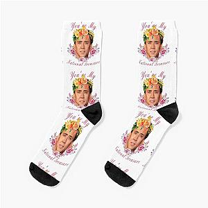 Nicolas Cage - You're My National Treasure - Nicholas Cage - Nick Cage - Nic Cage  Socks