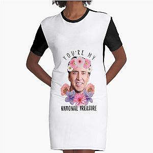 National Treasure T-ShirtNicolas Cage You're My National Treasure Funny  Graphic T-Shirt Dress