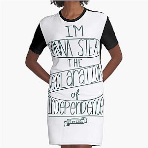 I'm Gonna Steal The Declaration Of Independence National Treasure Graphic T-Shirt Dress