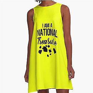 I Am A National Treasure  A-Line Dress