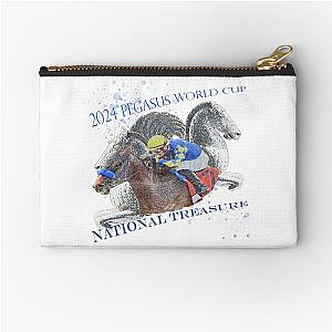 National Treasure Wins the 2024 Pegasus World Cup Zipper Pouch